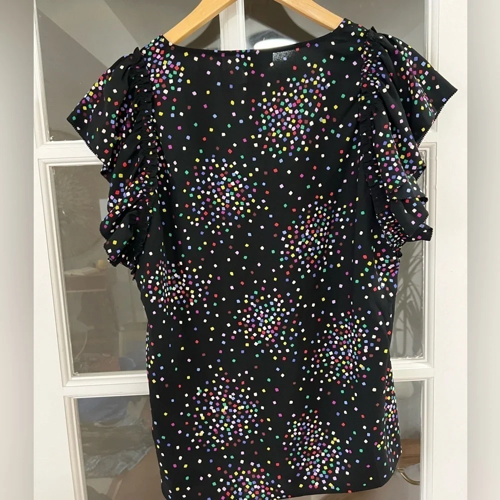 Kate Spade Confetti Cheer Blouse - Size S